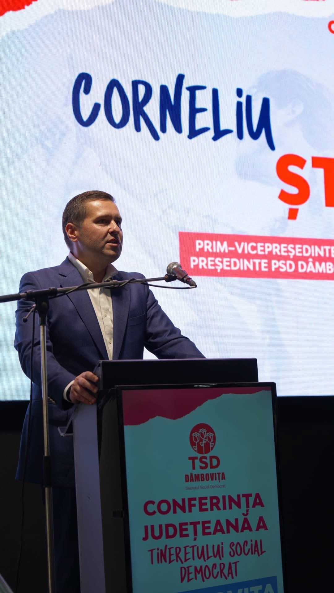 Mesajul transmis de Corneliu Ștefan după alegerile de la TSD Dâmbovița: „O echipă unită, pregătită să construiască pentru comunitate”