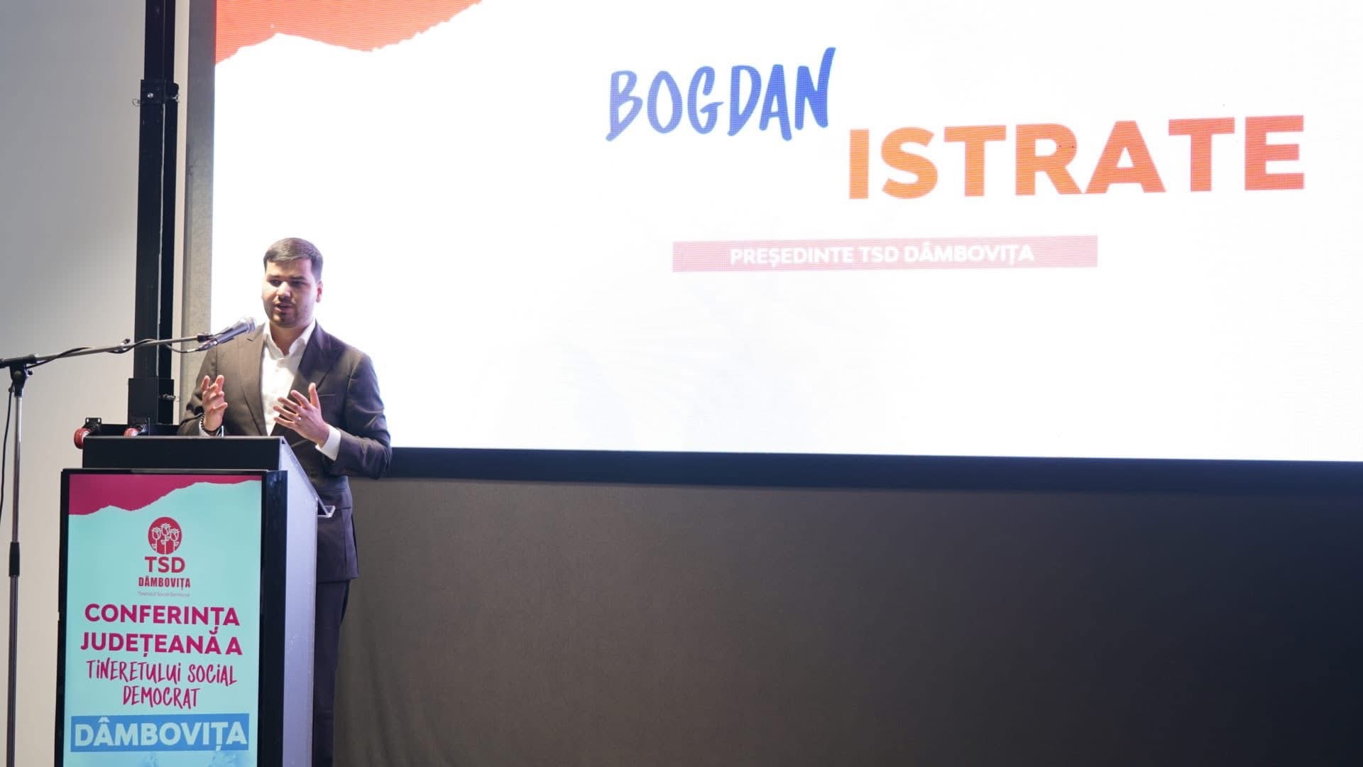 Bogdan Istrate, noul președinte TSD Dâmbovița, dă startul unei noi viziuni politice pentru tineri: „Nu jucăm individual, mergem pe forța unei echipe unite!”