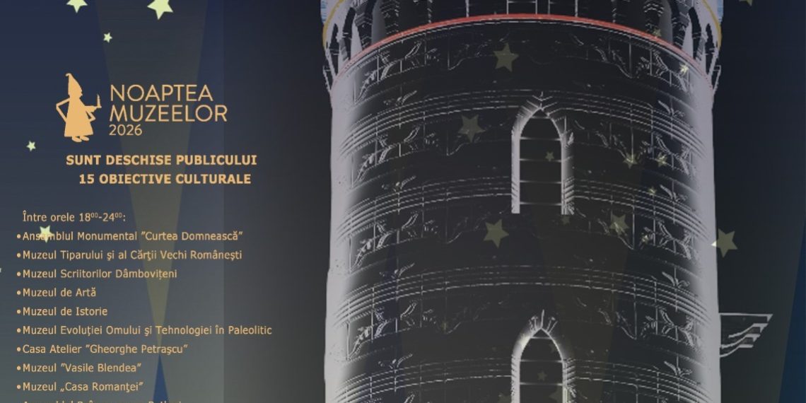 Noaptea Muzeelor 2026 în Dâmbovița: Vizite gratuite și concert coral de excepție la Curtea Domnească