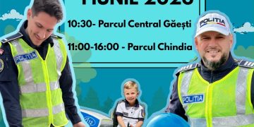 Distracție și Surprize de 1 Iunie alături de Polițiștii Dâmbovițeni!