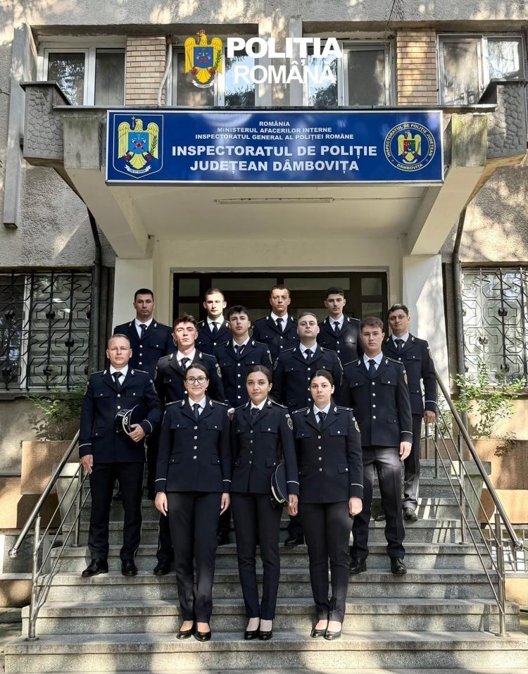 13 tineri polițiști se alătură echipei IPJ Dâmbovița