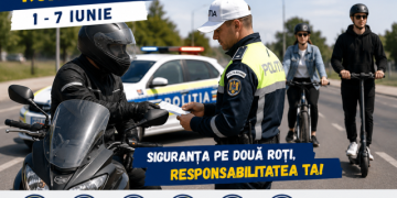 A început ROADPOL 2 Wheelers: controale intense pentru motocicliști, bicicliști și utilizatorii de trotinete!
