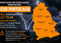 Cod portocaliu de furtuni în Dâmbovița! Averse torențiale, vijelii și grindină în mai multe localități