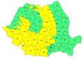 Cod galben de furtuni și ploi torențiale în Dâmbovița până la ora 21:00