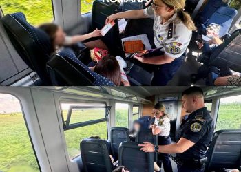 ACȚIUNE PREVENTIVĂ A POLIȚIȘTILOR DESFĂȘURATĂ ÎN TREN