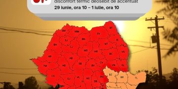 Dâmbovița intră sub COD ROȘU de caniculă! Temperaturi de până la 41°C și nopți tropicale timp de două zile