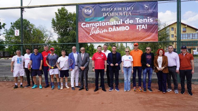 Campionatul Județean de Tenis de Câmp „Iubim Dâmbovița” a dat startul competiției sportive din cadrul Zilelor Județului Dâmbovița