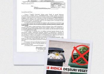 Gunoiul menajer nu va mai fi ridicat dacă este amestecat cu resturi vegetale în comuna Crângurile