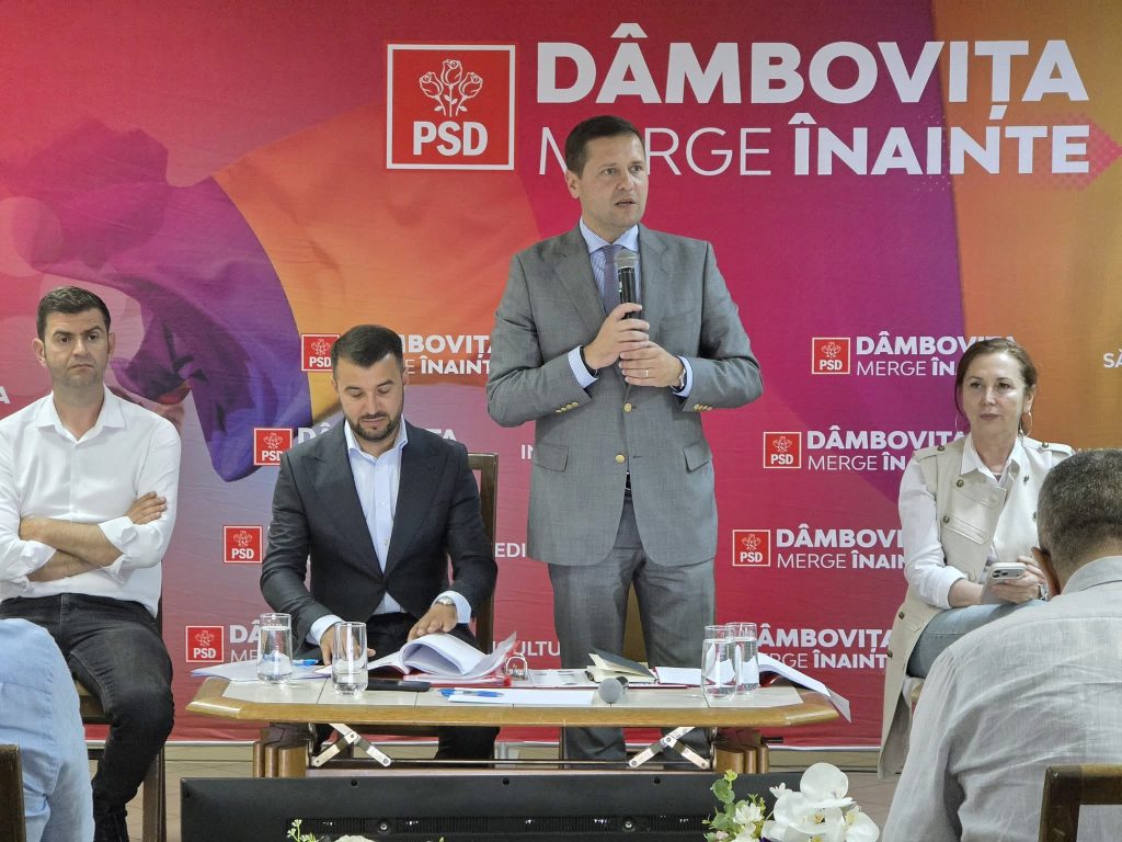 Vlăduț Niculae, ales președinte al organizației PSD Aninoasa. Corneliu Ștefan: „Continuăm să construim pentru dezvoltarea comunităților din Dâmbovița”