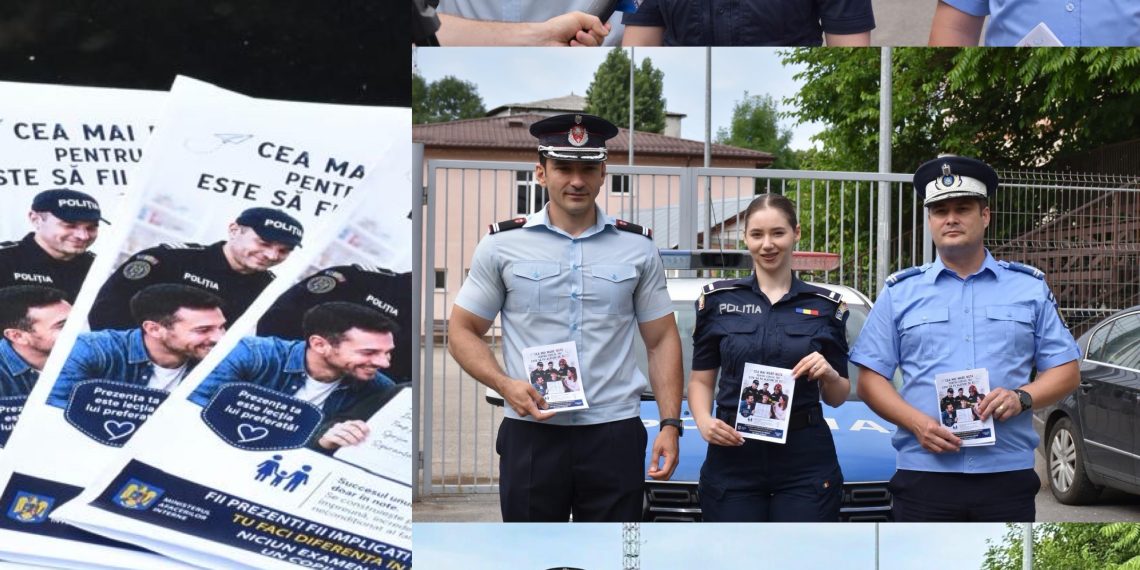Polițiștii, jandarmii și pompierii dâmbovițeni, alături de elevi în perioada examenelor naționale