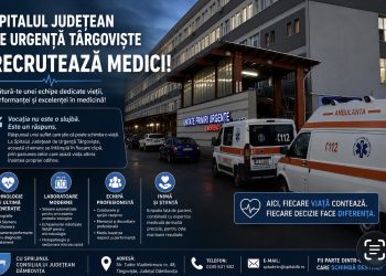 Spitalul Județean de Urgență Târgoviște recrutează medici: performanță, tehnologie și o echipă dedicată vieții