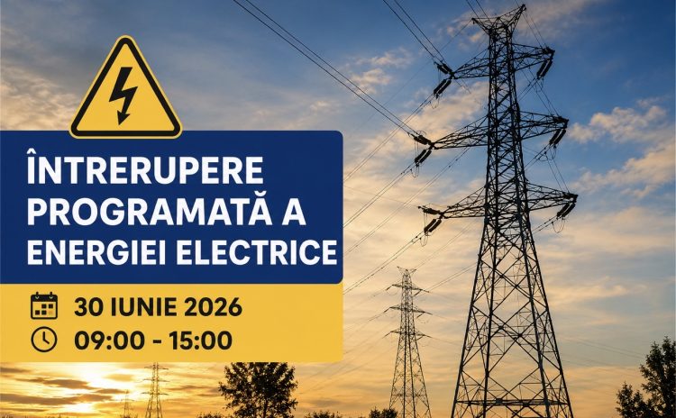 Primarul comunei Butimanu îi informează pe cetățeni: Întrerupere programată a alimentării cu energie electrică