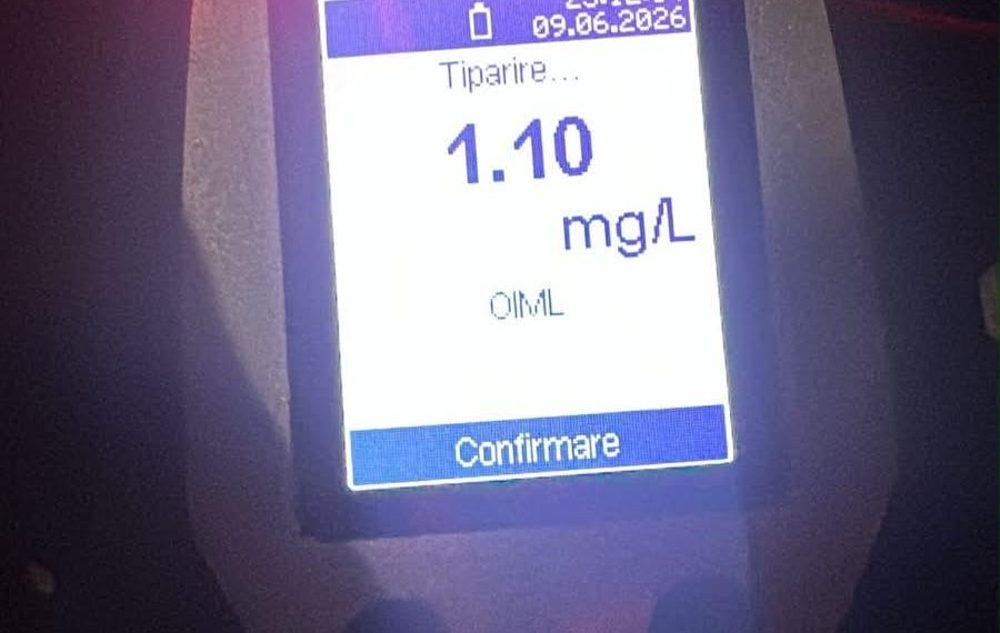 Șofer beat și fără permis, prins noaptea pe DJ 718 la Valea Voievozilor