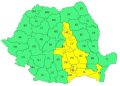 COD GALBEN de vreme severă în Dâmbovița! Averse torențiale, vijelii și grindină
