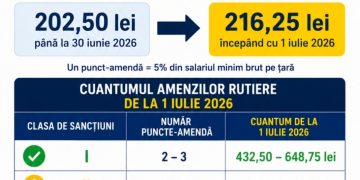 Lovitură pentru șoferi! Noile amenzi rutiere au intrat în vigoare. Cât costă acum un punct-amendă