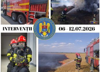 298 de intervenții într-o singură săptămână pentru pompierii dâmbovițeni. Peste 140 de salvatori, zilnic la datorie