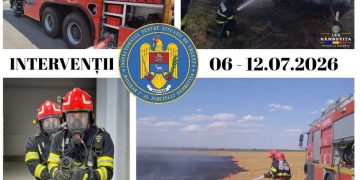 298 de intervenții într-o singură săptămână pentru pompierii dâmbovițeni. Peste 140 de salvatori, zilnic la datorie