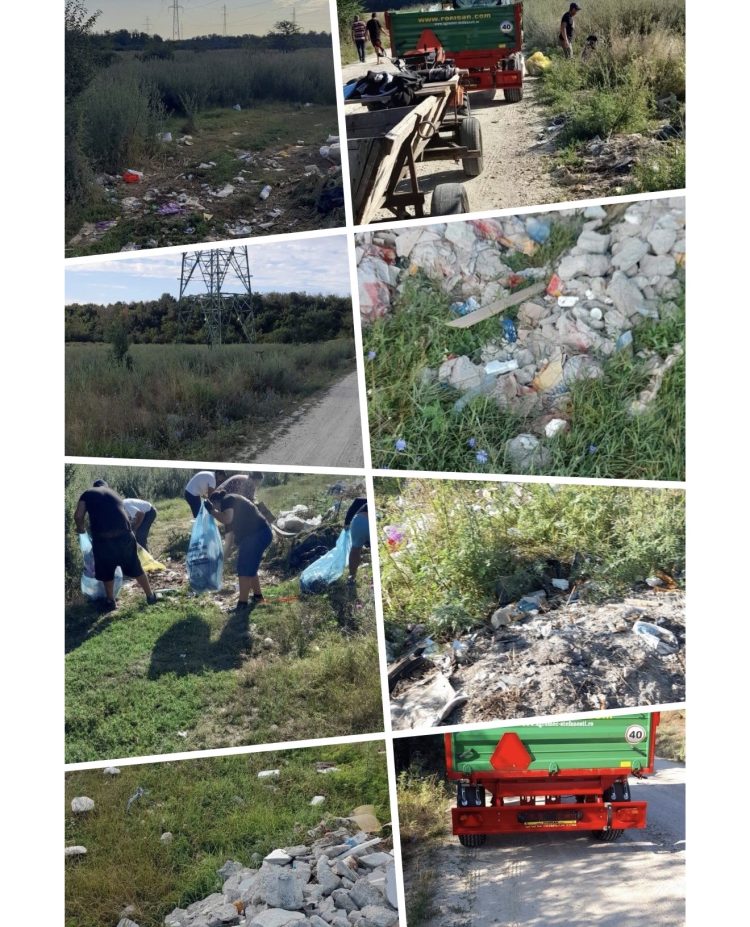 Mesaj ferm de la primarul Costin Barbu: „Natura nu este tomberon!” Acțiune comună de ecologizare alături de Primăria Rătești