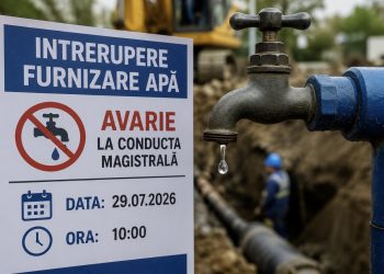 Avarie majoră la conducta magistrală: apa, oprită în nordul Târgoviștei și în șase comune