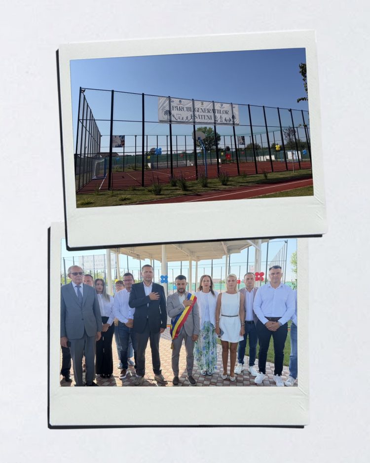 Comuna Aninoasa: A fost inaugurat Parcul Generațiilor din satul Săteni, un nou spațiu de recreere pentru comunitate