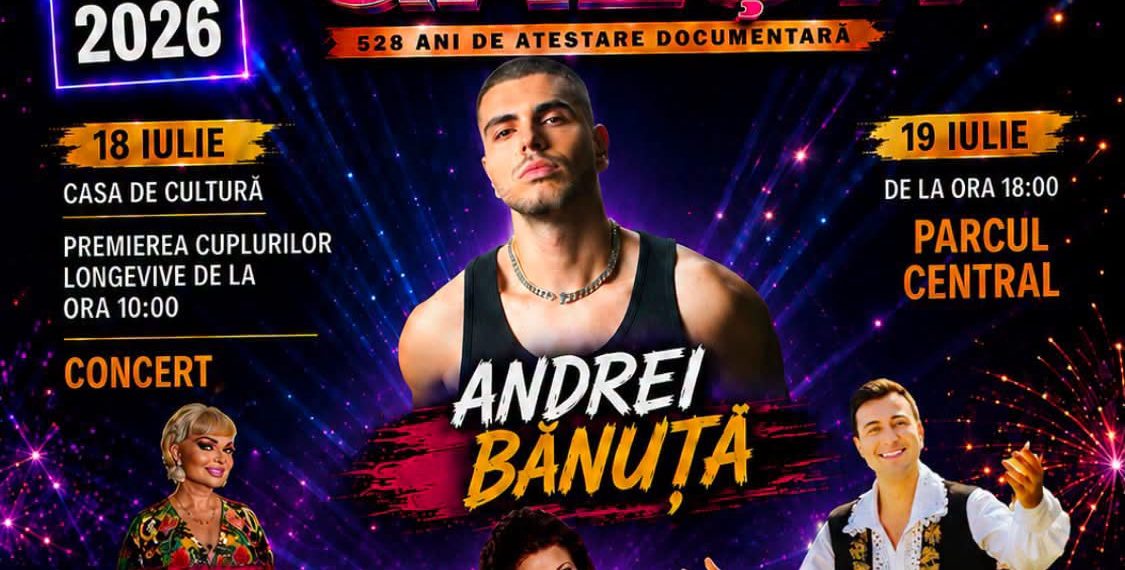 Găeștiul sărbătorește 528 de ani de atestare documentară. Două zile de evenimente, concerte și festivități dedicate comunității