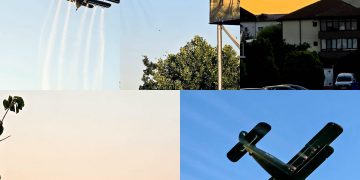 Titu: Primul tratament aviochimic din această vară a fost efectuat pe întreg teritoriul orașului