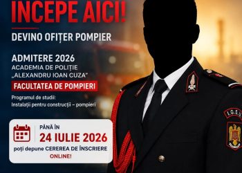 ISU Dâmbovița recrutează candidați pentru Facultatea de Pompieri din cadrul Academiei de Poliție