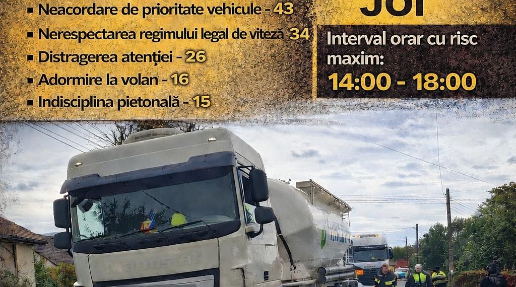„ATENȚIE LA DN7!” – POLIȚIȘTII RUTIERI, ÎN ACȚIUNE PENTRU CREȘTEREA SIGURANȚEI RUTIERE