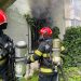Incendiu la un apartament de pe strada Moldovei din Târgoviște. Pompierii au intervenit cu trei autospeciale