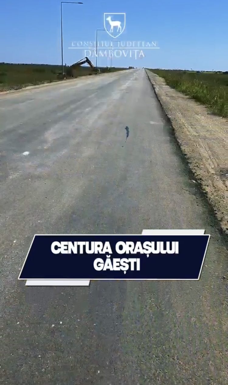 Centura Găești prinde contur! Prima variantă ocolitoare construită de la zero în Dâmbovița după 35 de ani.