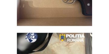 Tânăr de 22 de ani, prins în flagrant cu droguri. Polițiștii au găsit un revolver și 21 de cartușe la percheziții