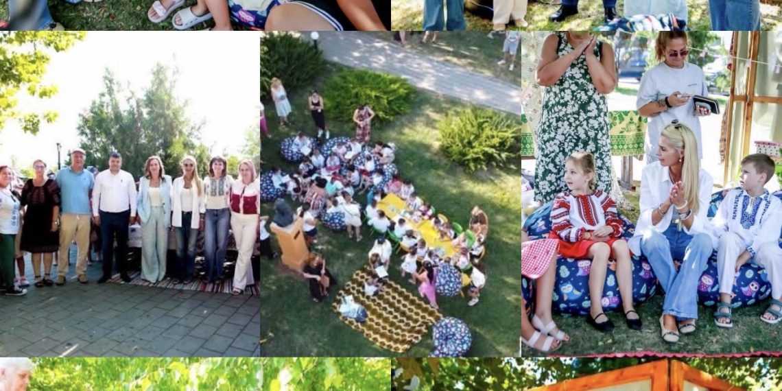 Luciana Cristea, alături de copiii din Titu: cărți, povești și zâmbete în cadrul campaniei „Biblioteca de vară din satul meu”