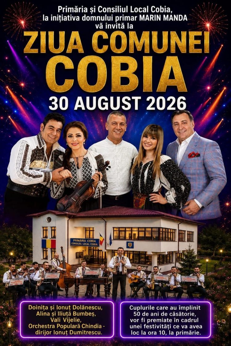 Ziua Comunei Cobia – sărbătoarea oamenilor, tradițiilor și bucuriei