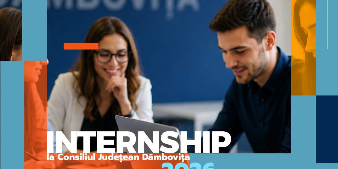 Consiliul Județean Dâmbovița dă startul înscrierilor pentru Internship 2026. Tinerii absolvenți, invitați să descopere administrația publică din interior
