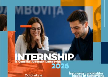 Consiliul Județean Dâmbovița dă startul înscrierilor pentru Internship 2026. Tinerii absolvenți, invitați să descopere administrația publică din interior