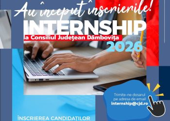 Consiliul Județean Dâmbovița dă startul înscrierilor pentru Internship 2026: 9 posturi disponibile