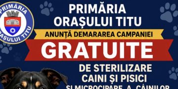 Câinii fără stăpân, o problemă reală pentru Titu. Primăria începe cu prevenția: recensământ, sterilizare și microcipare