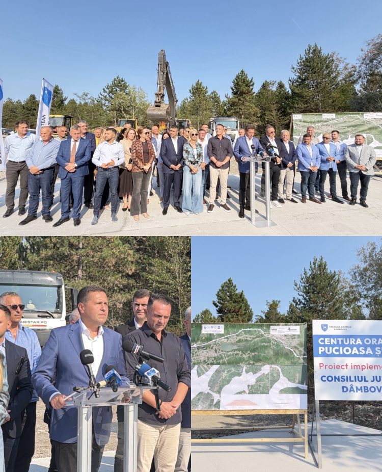 Se schimbă harta rutieră a Dâmboviței: a început construcția centurii Pucioasa–Fieni