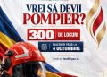 Vrei să devii pompier? 300 de locuri te așteaptă! Înscrierile au început la Școala de Pompieri Boldești