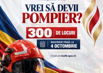 Vrei să devii pompier? 300 de locuri te așteaptă! Înscrierile au început la Școala de Pompieri Boldești