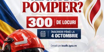 Vrei să devii pompier? 300 de locuri te așteaptă! Înscrierile au început la Școala de Pompieri Boldești