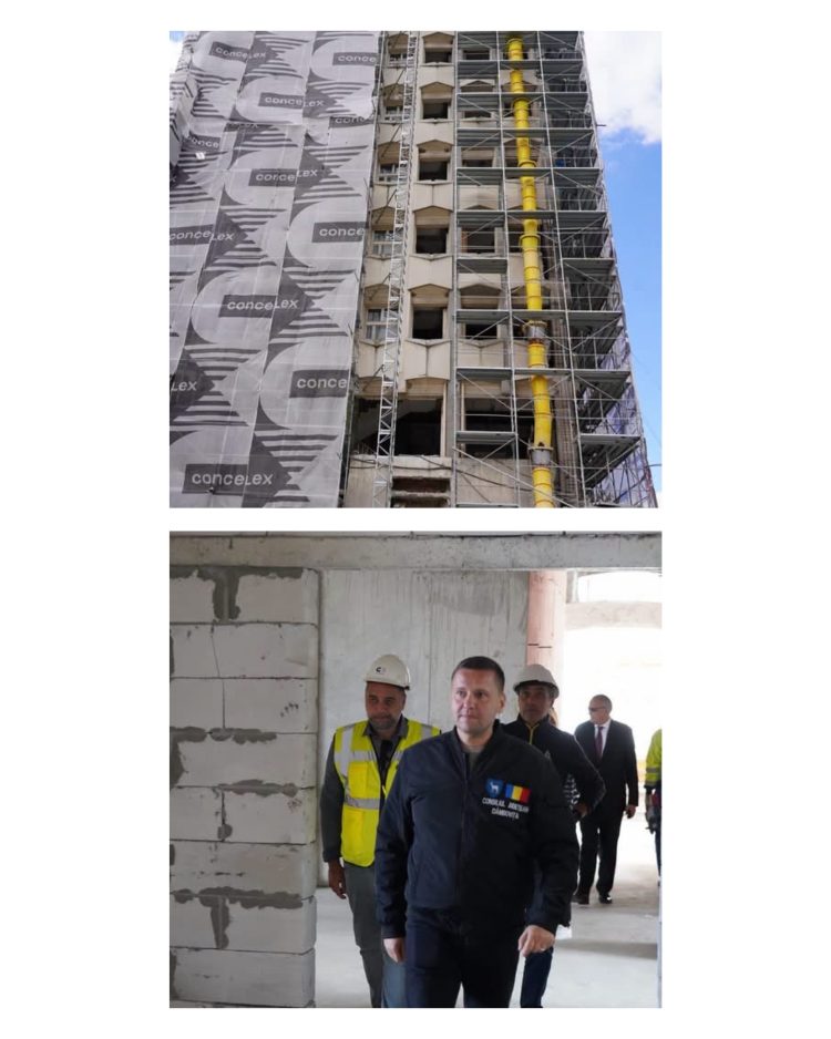 (Foto) Palatul Administrativ din Dâmbovița renaște: lucrări ample de modernizare după mai bine de 50 de ani