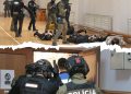 Simulare tactică la un liceu din Târgoviște: jandarmii folosesc muniție neletală în cadrul exercițiului internațional „Scutul Albastru al Carpaților 2026”