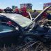 Accident pe A1, la kilometrul 72: un bărbat a fost transportat la spital