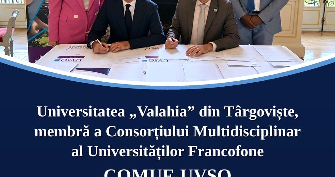 Universitatea „Valahia” din Târgoviște, partener fondator al consorțiului francofon COMUF-UVSQ