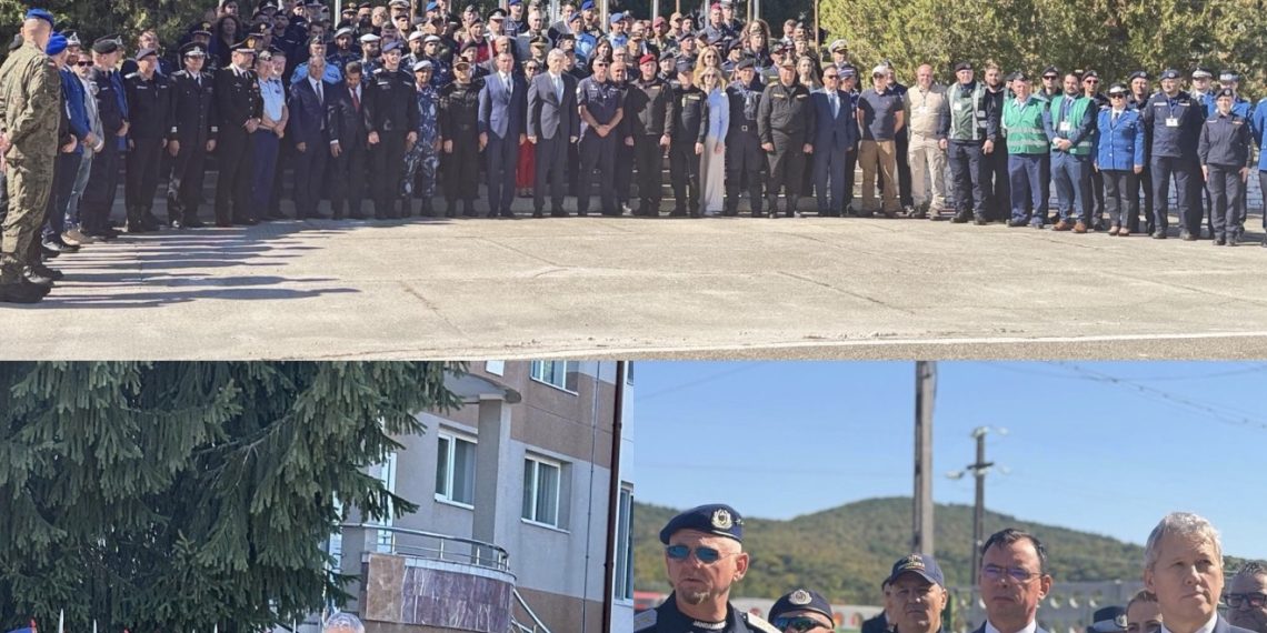 (FOTO) Cătălin Predoiu, ministrul Afacerilor Interne, prezent la Ochiuri, unde peste 500 de militari din 19 state participă la „Carpathian Blue Shield 2026”