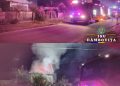 Incendiu devastator la o casă din Pătroaia Vale. Două persoane, asistate medical la fața locului