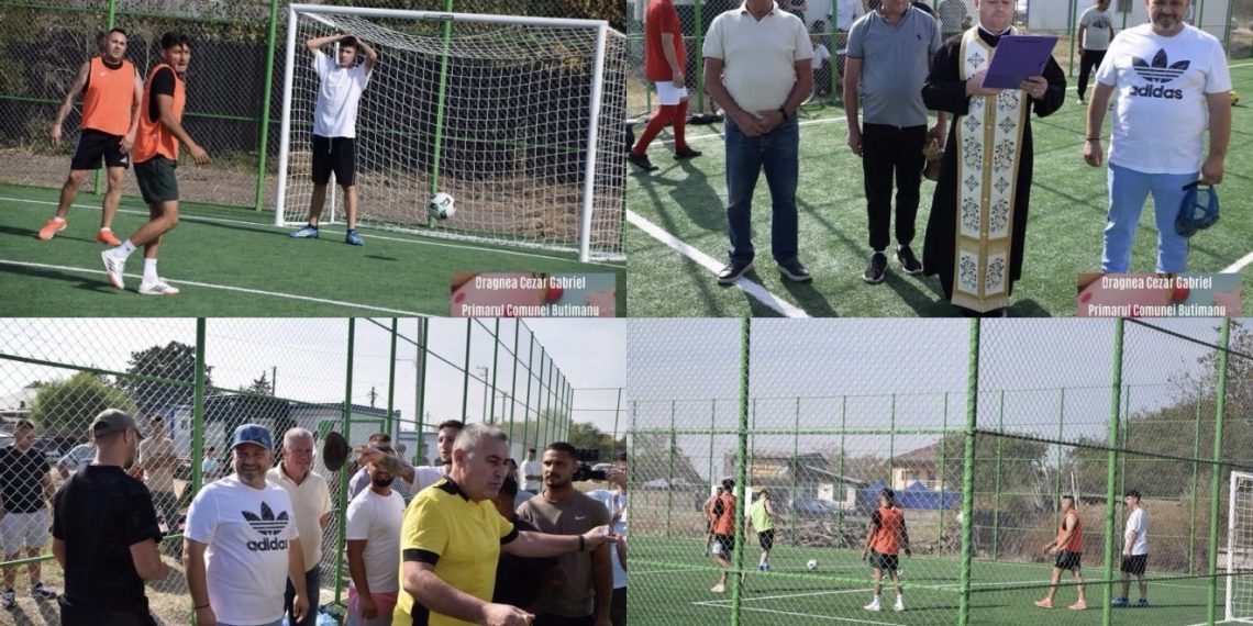 Butimanu investește în viitor: al doilea teren de sport, inaugurat în prezența comunității