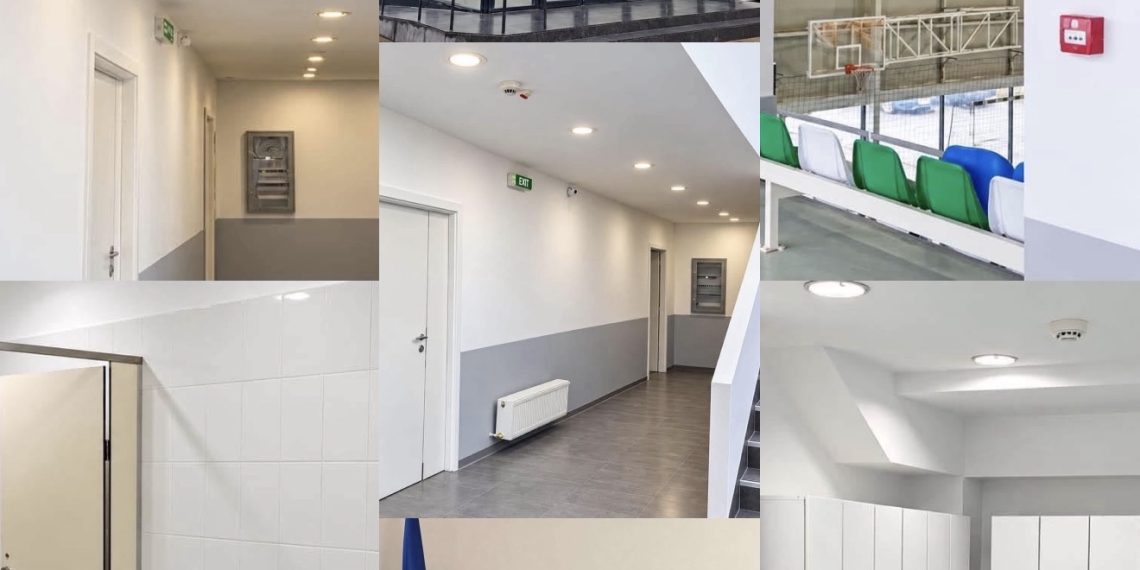 Sala de sport de pe strada Argeșului din Găești, reabilitată și redeschisă pentru comunitate
