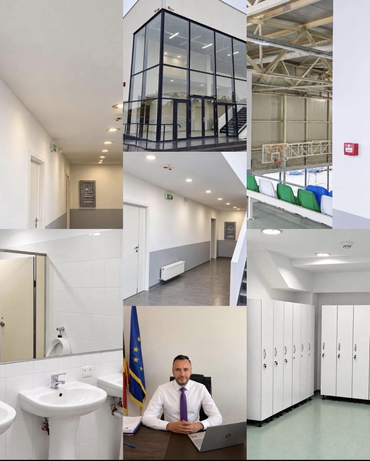 Sala de sport de pe strada Argeșului din Găești, reabilitată și redeschisă pentru comunitate